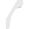 Ekena Millwork 5"W x 6"D x 10"H Standard Legacy Architectural Grade PVC Knee Brace BRCP05X06X10LGY - alternate 2